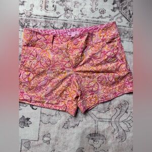 Rare Lilly Pulitzer Delphina Hotty 10 Ten Speed Shorts